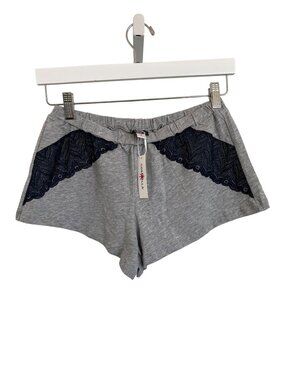 Cosabella Ferrara Boxer Shorts With Navy Lace Trim